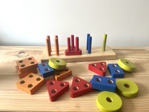 Wooden Sorting and Stacking