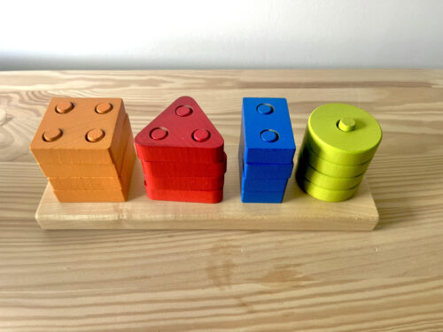 Wooden Sorting and Stacking