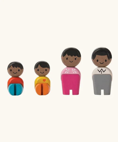 Plan Toys Black Skin Family Set