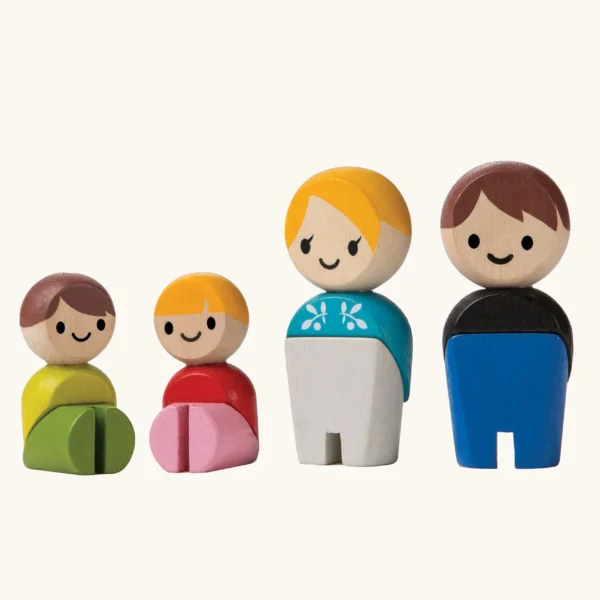 Plan Toys White Skin Family Set